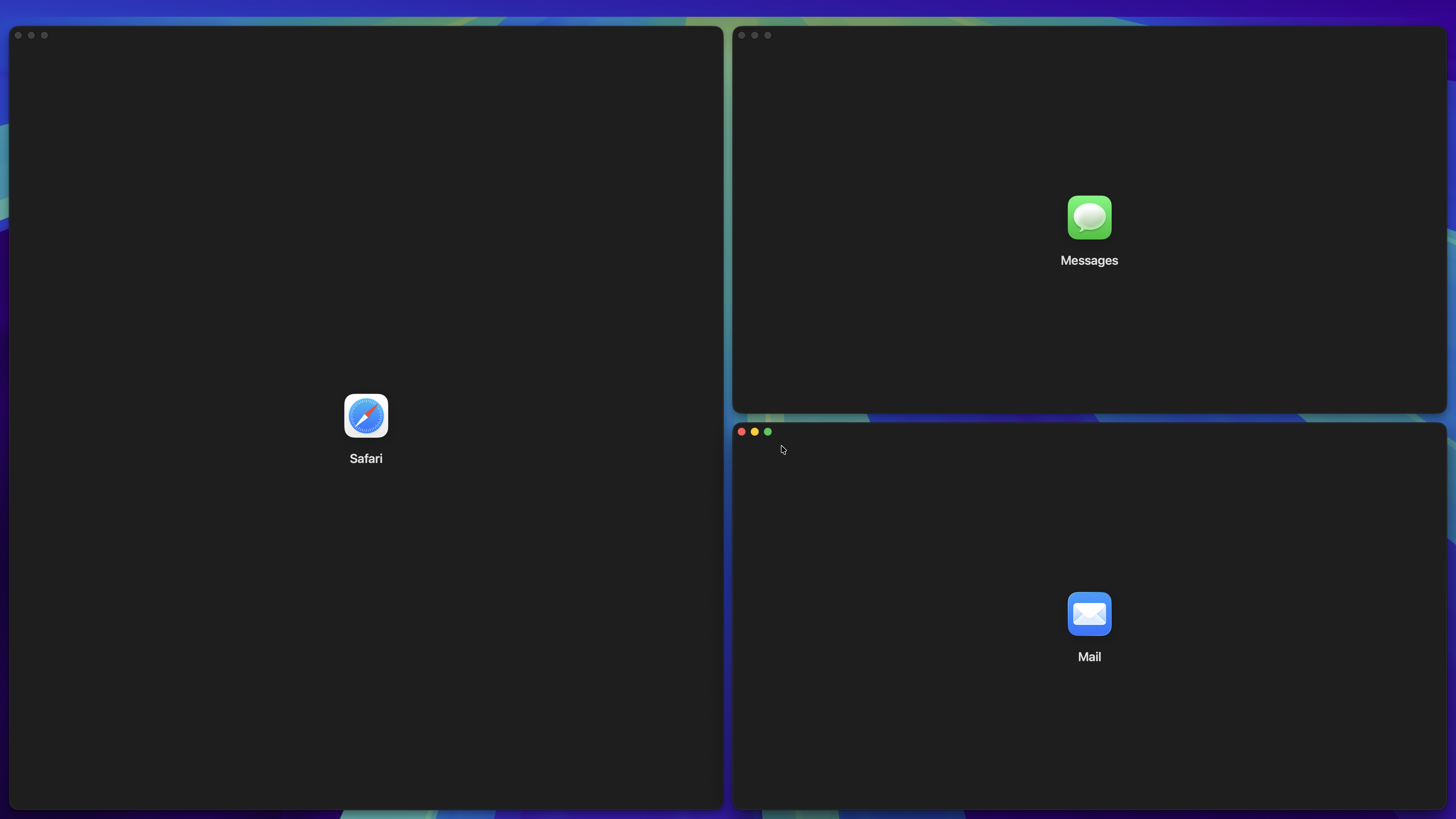 Layout example 1 screenshot