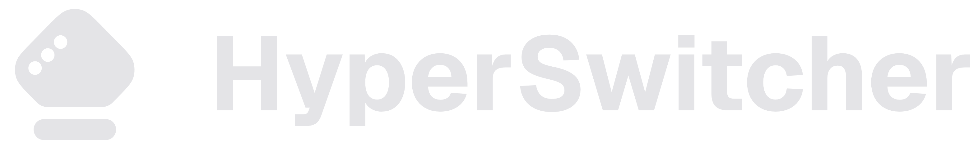Text logo, dark appearance preview